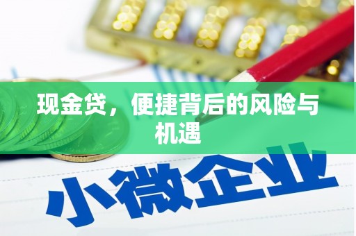 仙桃现金贷，便捷背后的风险与机遇