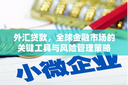 仙桃外汇贷款，全球金融市场的关键工具与风险管理策略