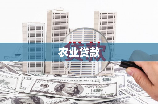 仙桃农业贷款