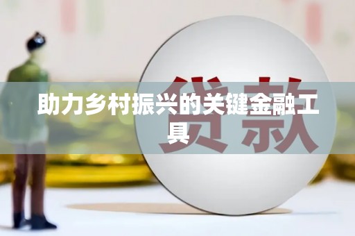 仙桃助力乡村振兴的关键金融工具