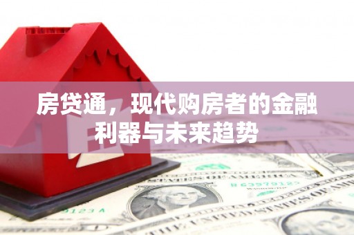 仙桃房贷通，现代购房者的金融利器与未来趋势