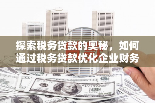 仙桃探索税务贷款的奥秘，如何通过税务贷款优化企业财务