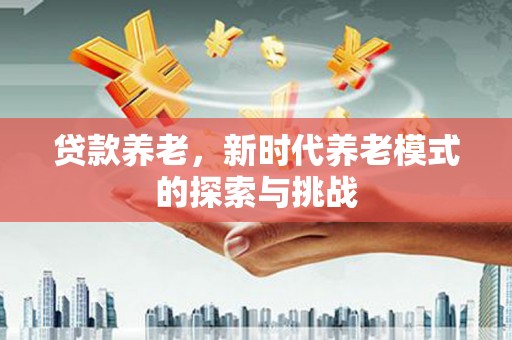 仙桃贷款养老，新时代养老模式的探索与挑战