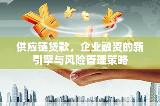 仙桃供应链贷款，企业融资的新引擎与风险管理策略