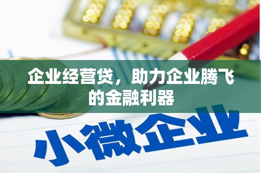 仙桃企业经营贷，助力企业腾飞的金融利器