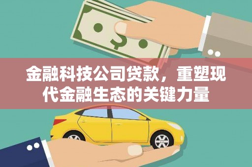 仙桃金融科技公司贷款，重塑现代金融生态的关键力量
