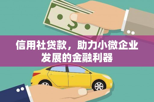 仙桃信用社贷款，助力小微企业发展的金融利器