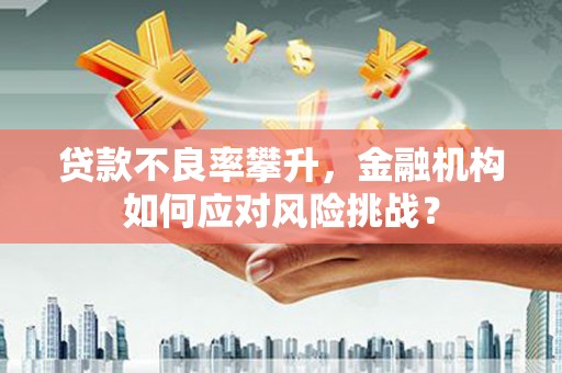 仙桃贷款不良率攀升，金融机构如何应对风险挑战？