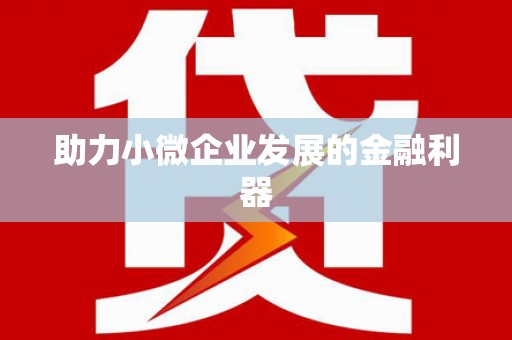 仙桃助力小微企业发展的金融利器